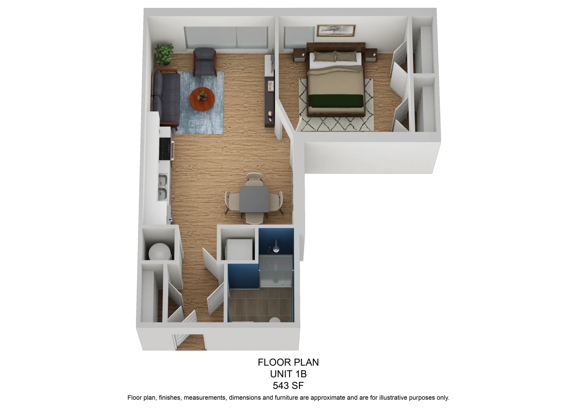 1b 3d Apartments For Rent at 17 Mississippi